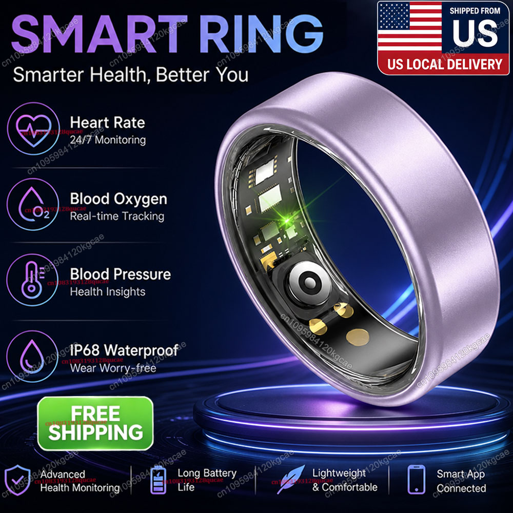 Gymnastic Ring - Smart Ring Heart Rate Blood Oxygen