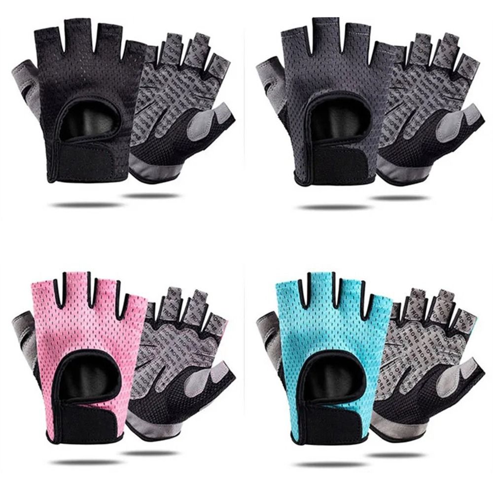 Weightlifting Gloves - Breathable Weight Lifting Gloves Curved Open