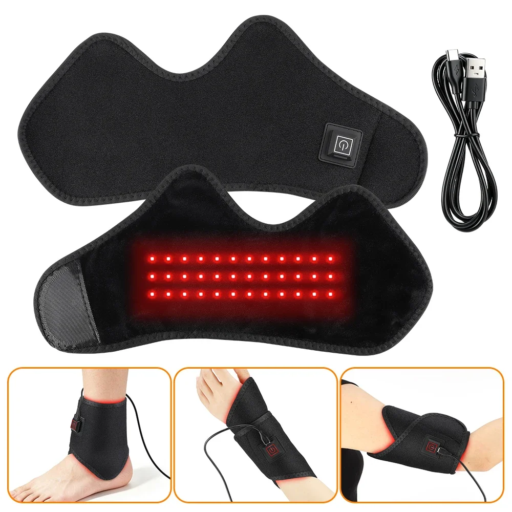 Wrist Wraps - Heating Ankle Wrap with Red Light