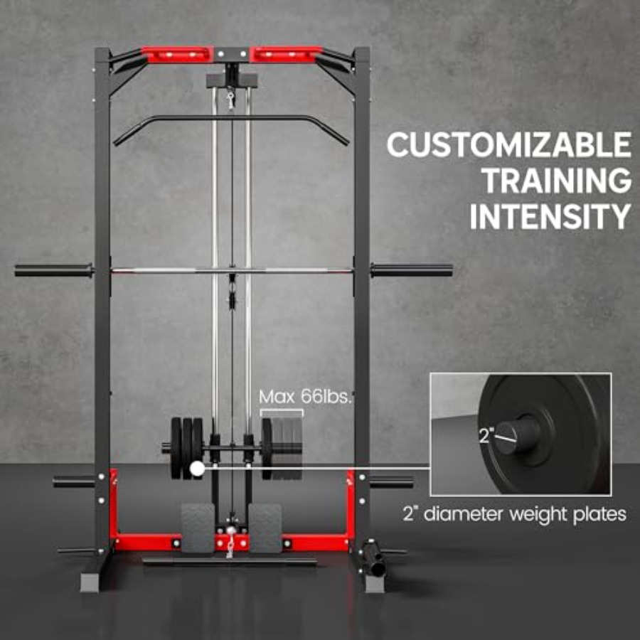 Power Cage Smith Machine Multi - Pull Up Bar 评论和价格