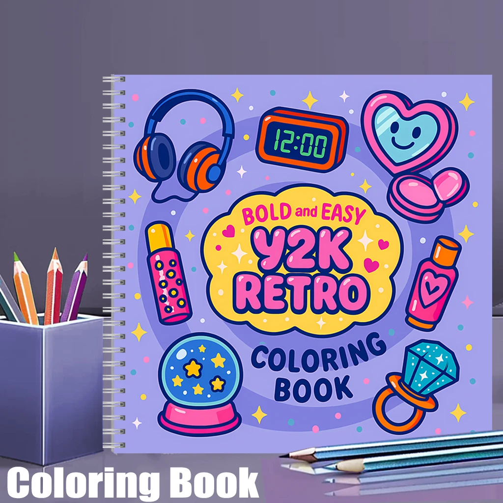 Easy Retro Coloring Book for A - Chalk Bag 评论和价格