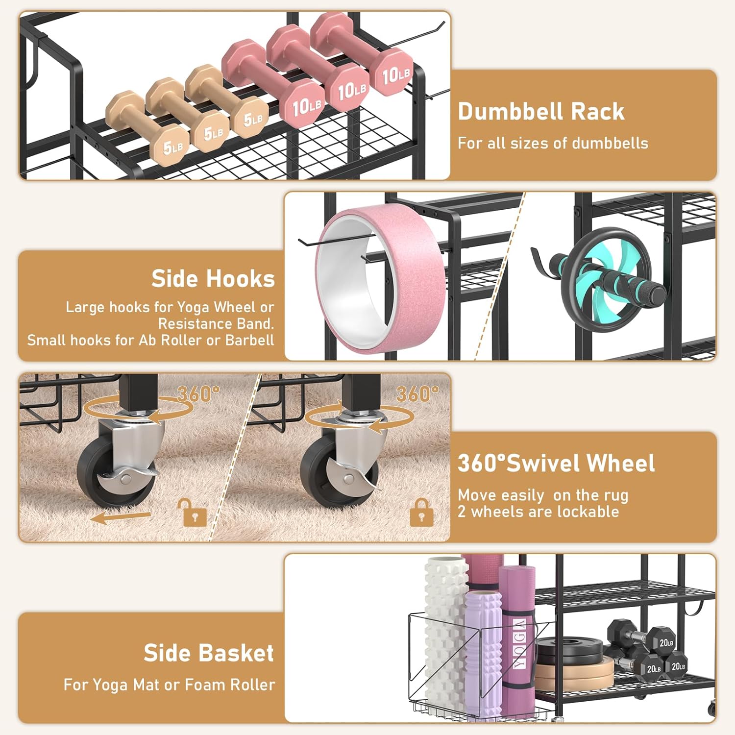 Home Gym Storage, No Material  - Kettlebell 评论和价格