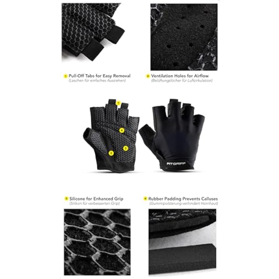 ® Workout Gloves Padded for Me - Weightlifting Gloves 评论和价格