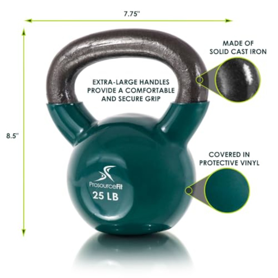 Vinyl Coated Cast Iron Kettleb - Kettlebell 评论和价格
