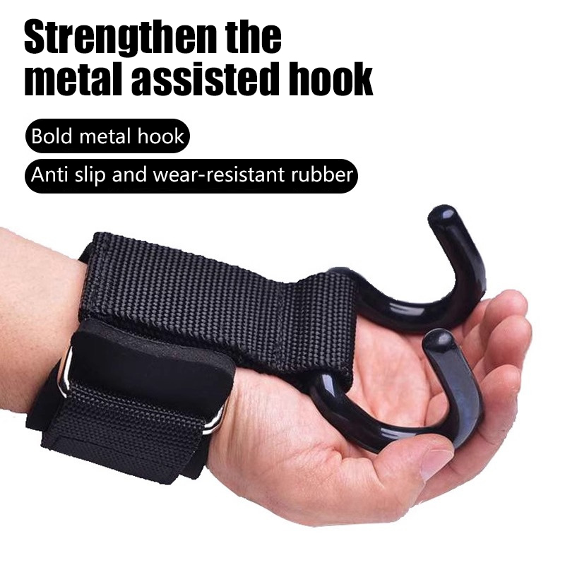 【F】2Pcs Weight Lifting Hooks H - Weightlifting Gloves 评论和价格