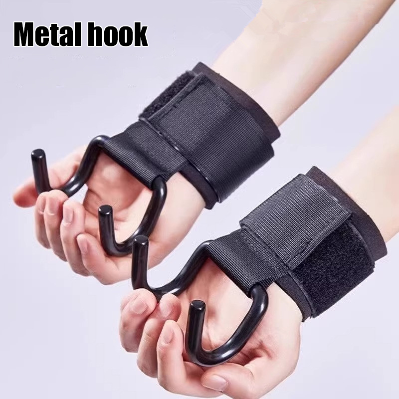 【F】2Pcs Weight Lifting Hooks H - Weightlifting Gloves 评论和价格