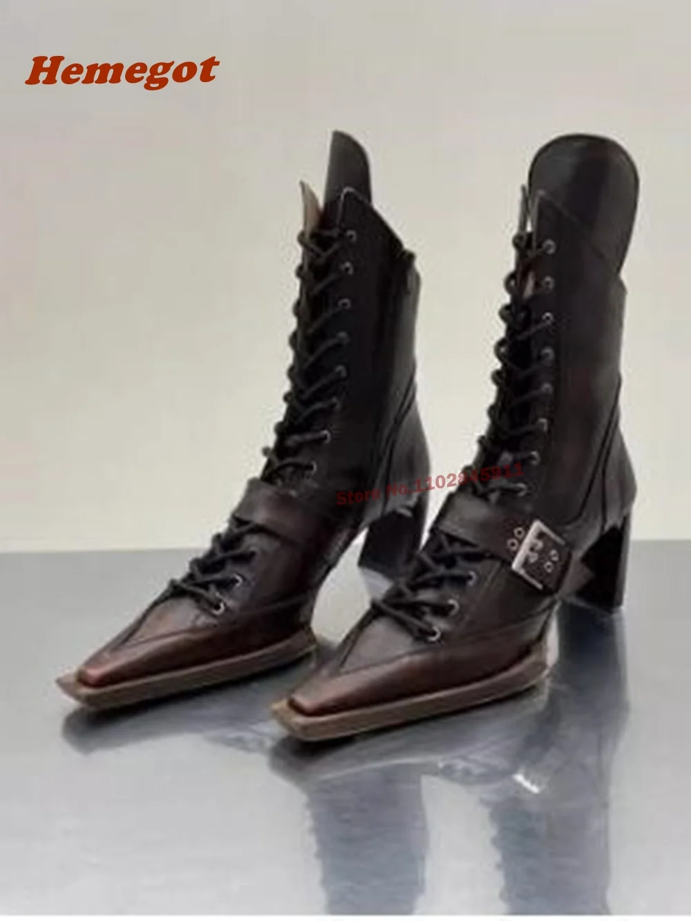 Belt Buckle Black Ankle Boots  - Crossfit Belt 评论和价格