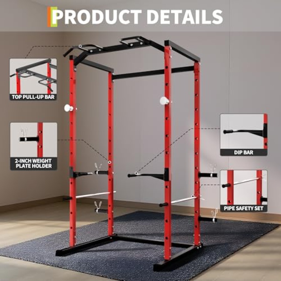 Heavy-Duty Power Cage with Pul - Pull Up Bar 评论和价格