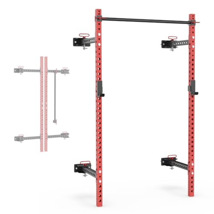 2200 Series Folding Squat Rack - Pull Up Bar 评论和价格