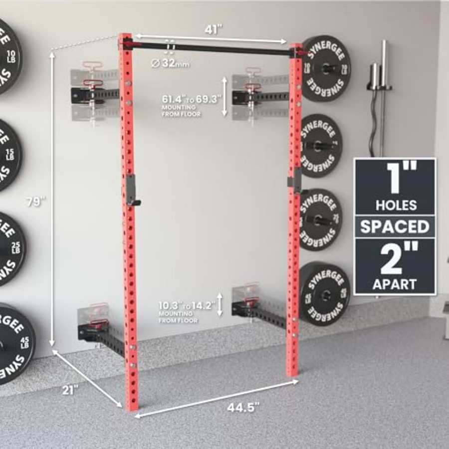 2200 Series Folding Squat Rack - Pull Up Bar 评论和价格