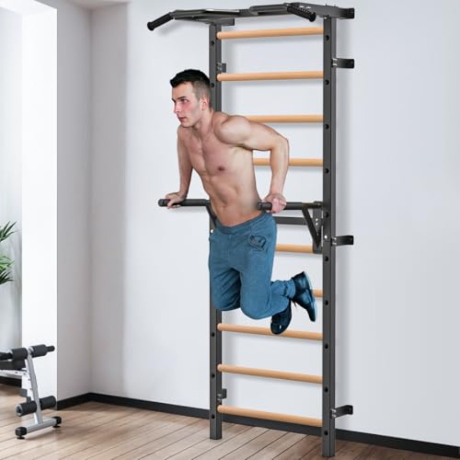 Wall Mounted Gymnastic Stall B - Pull Up Bar 评论和价格