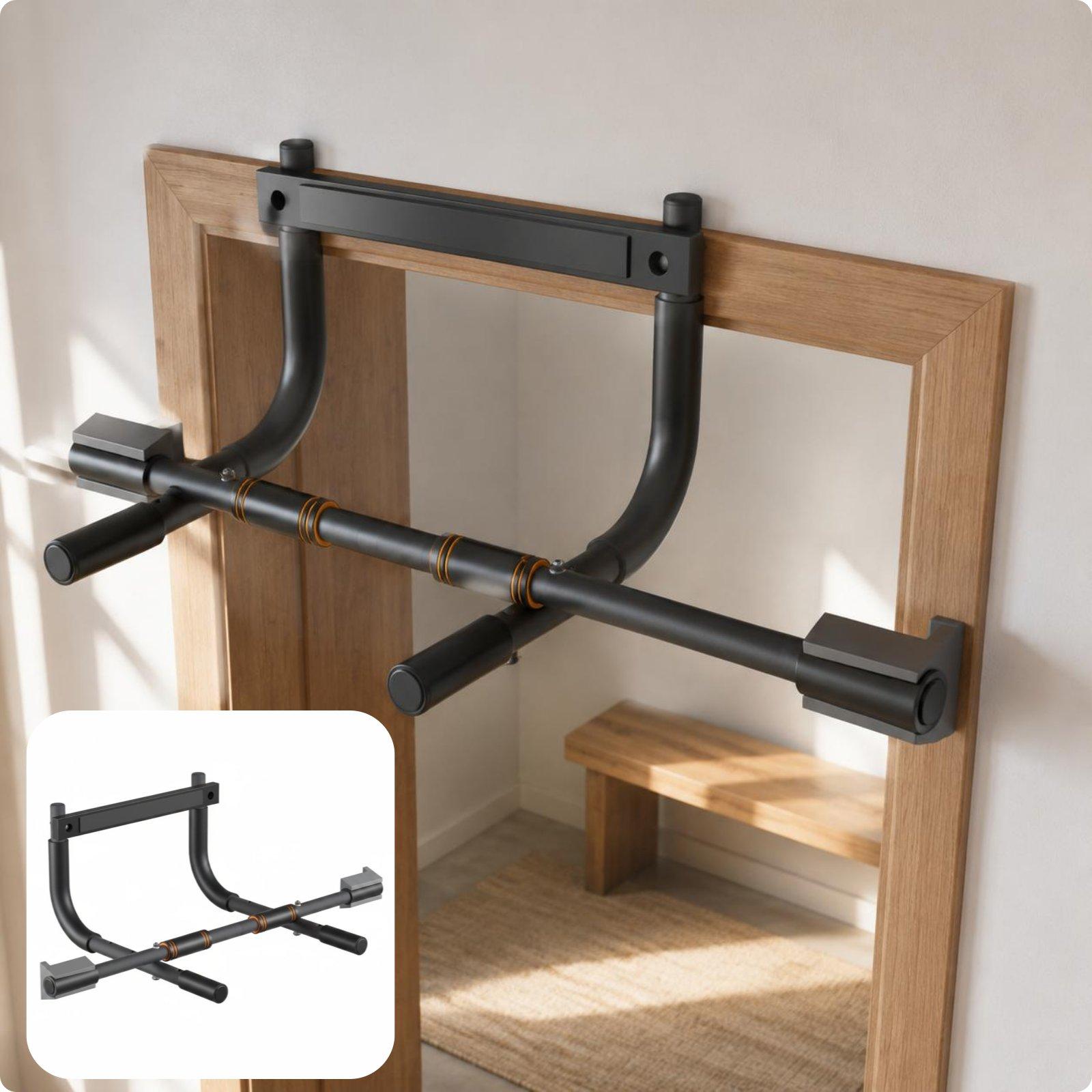 Doorway Pull up Bar No Exercis - Pull Up Bar 评论和价格