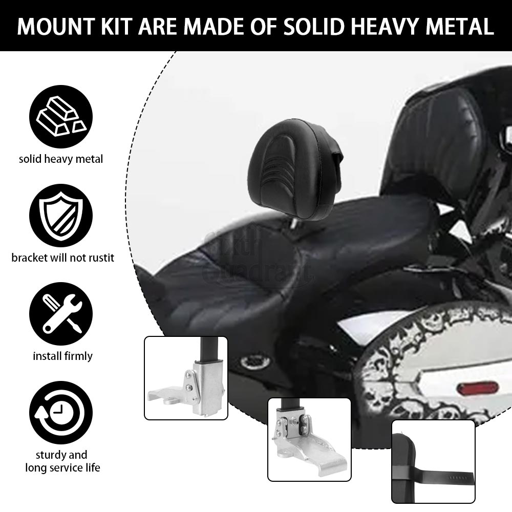 Motorcycle Seat Backrest Passe - Crossfit Victory 评论和价格