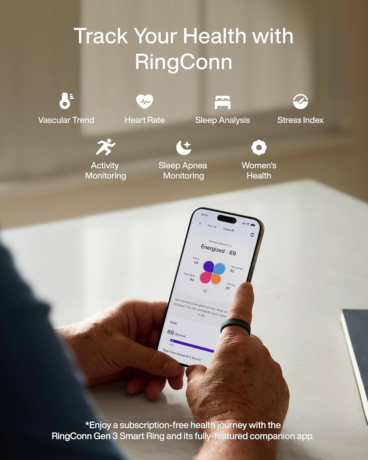 RingConn Gen 3 Smart Ring Vasc - Gymnastic Ring 评论和价格