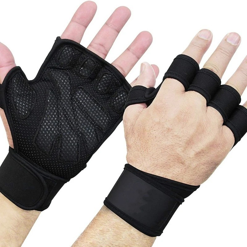 Men Women Half Finger Fitness  - Weightlifting Gloves 评论和价格