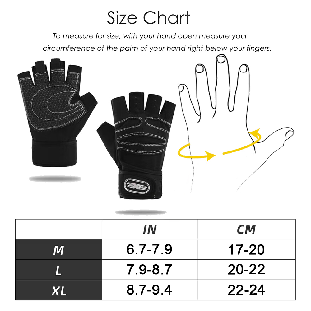 Gym Gloves Fitness Weight Lift - Weightlifting Gloves 评论和价格