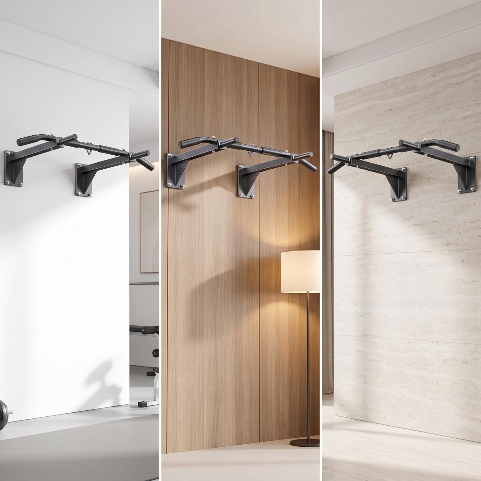 Wall-Mounted Pull-up Bar Long- - Pull Up Bar 评论和价格