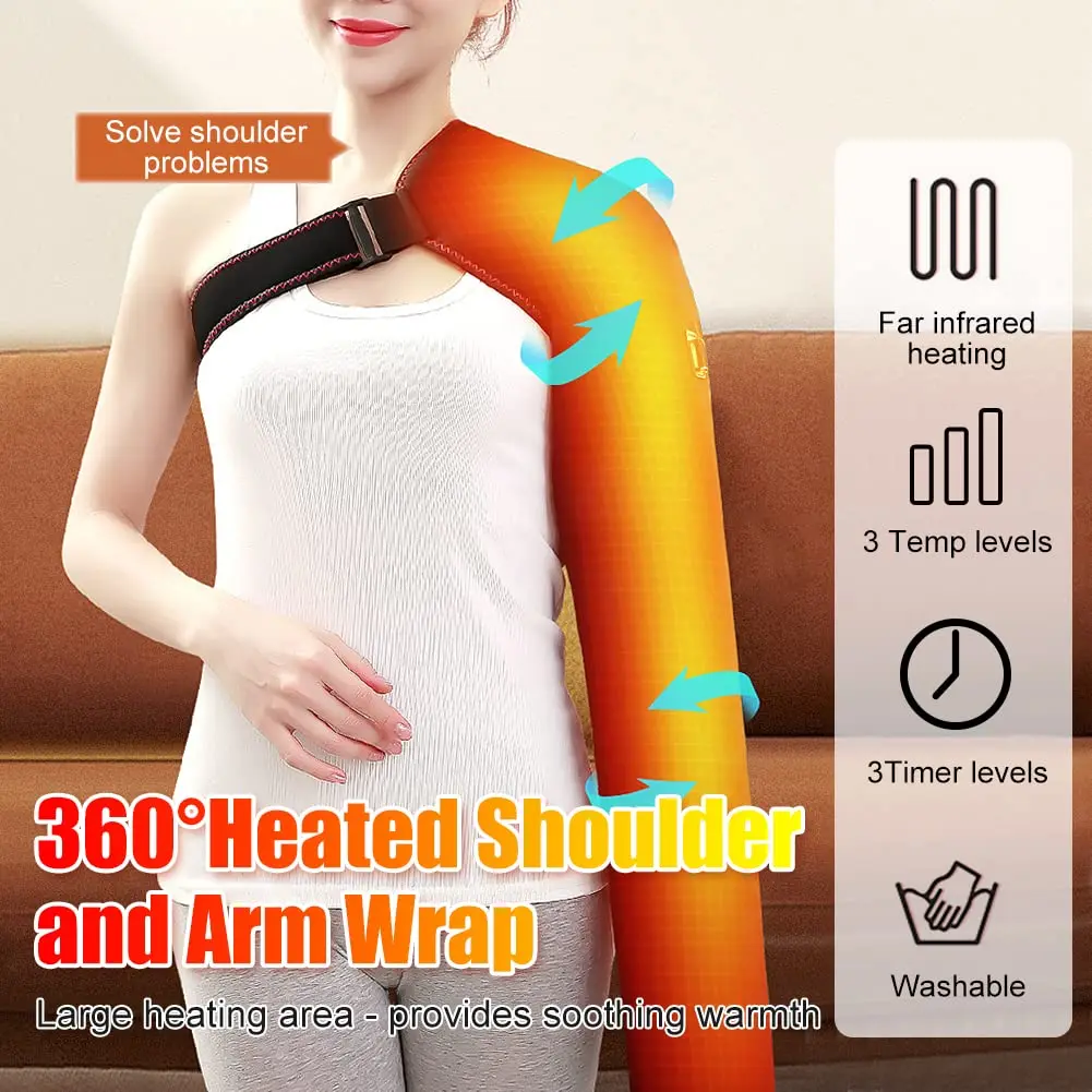 Long Arm Heating Massage Suppo - Wrist Wraps 评论和价格