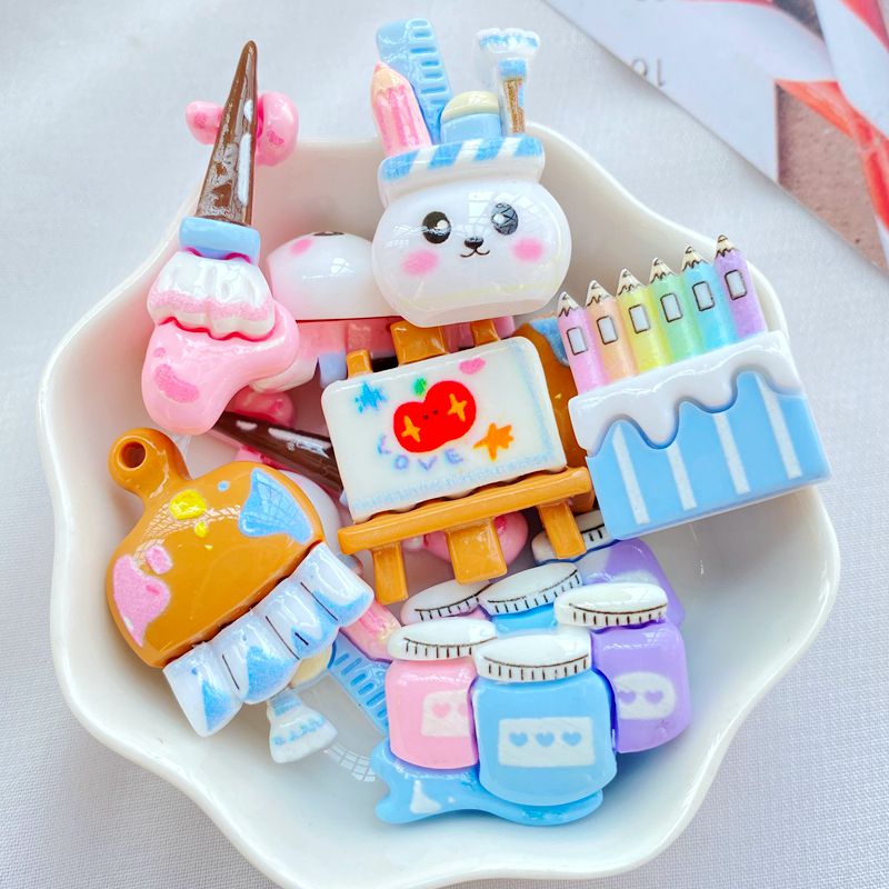 10Pcs New Cute Resin Cartoon C - Chalk Bag 评论和价格