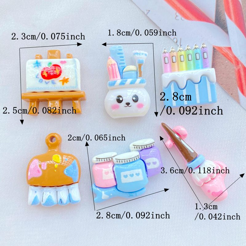 10Pcs New Cute Resin Cartoon C - Chalk Bag 评论和价格