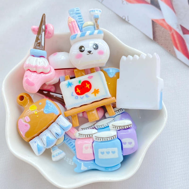 10Pcs New Cute Resin Cartoon C - Chalk Bag 评论和价格