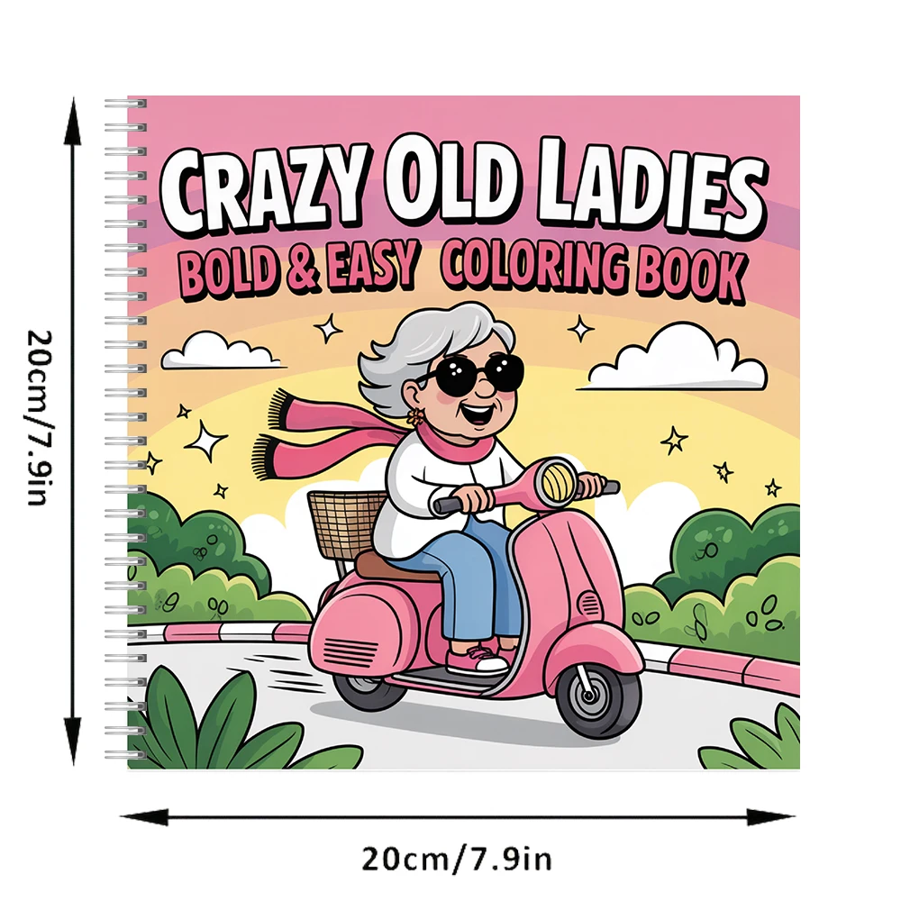 Crazy Old Ladies Coloring Book - Chalk Bag 评论和价格