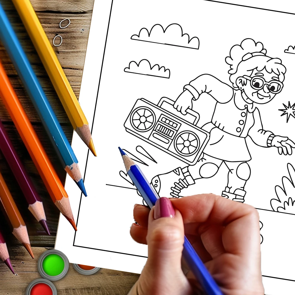 Crazy Old Ladies Coloring Book - Chalk Bag 评论和价格