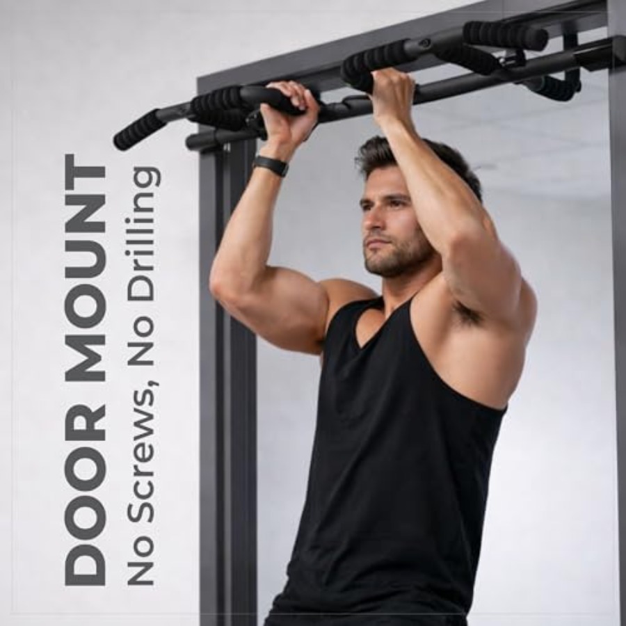 Doorway Pull Up Bar Set with S - Pull Up Bar 评论和价格