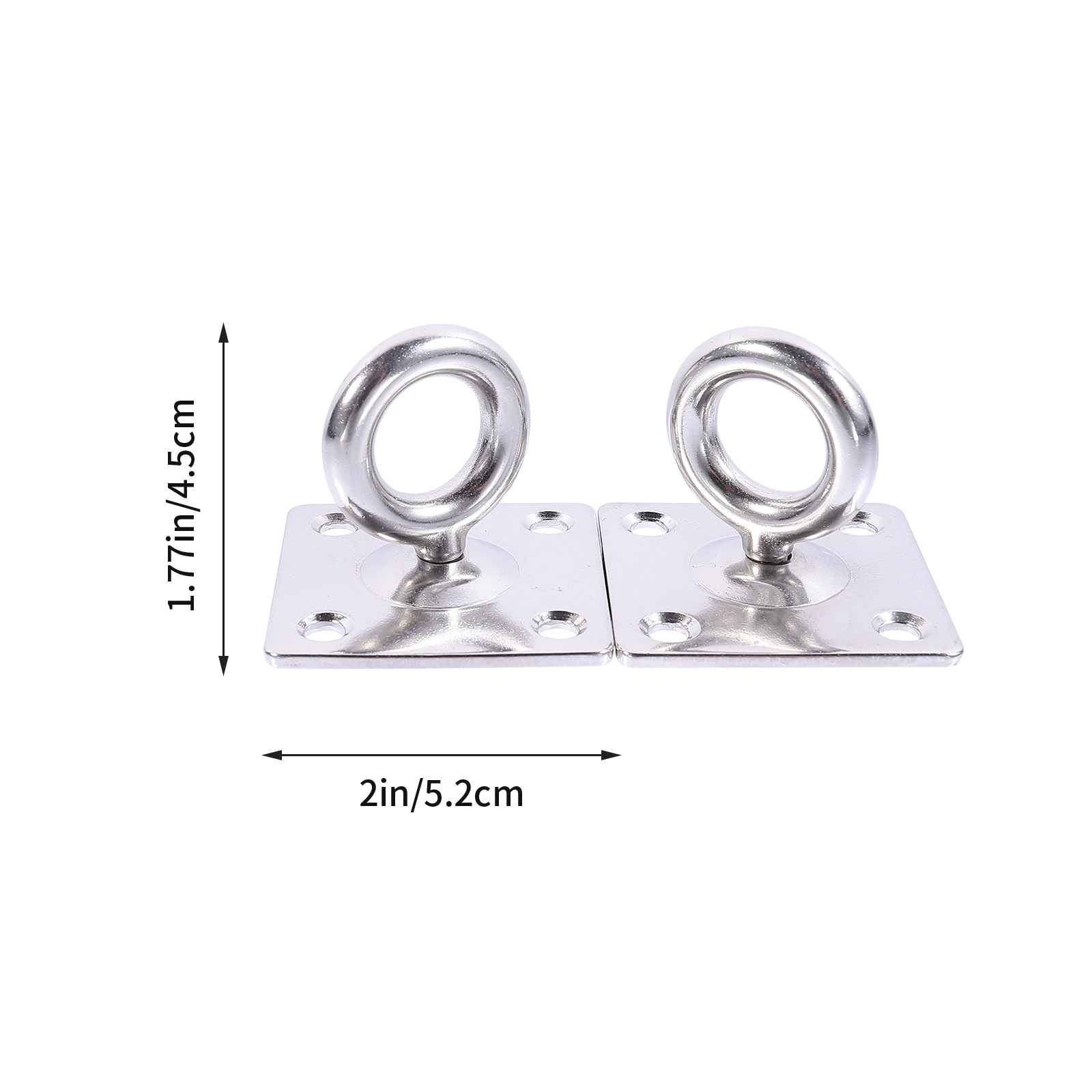 2Pcs Stainless Steel Suspensio - Gymnastic Ring 评论和价格