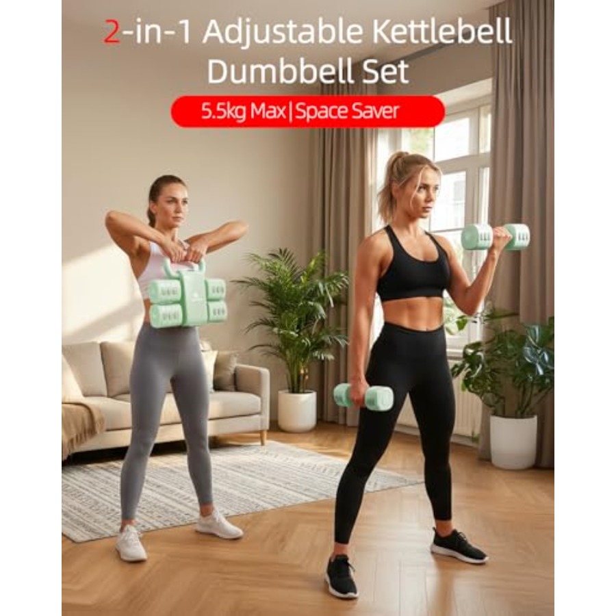 Home gym dumbbell set: 4-in-1  - Kettlebell 评论和价格