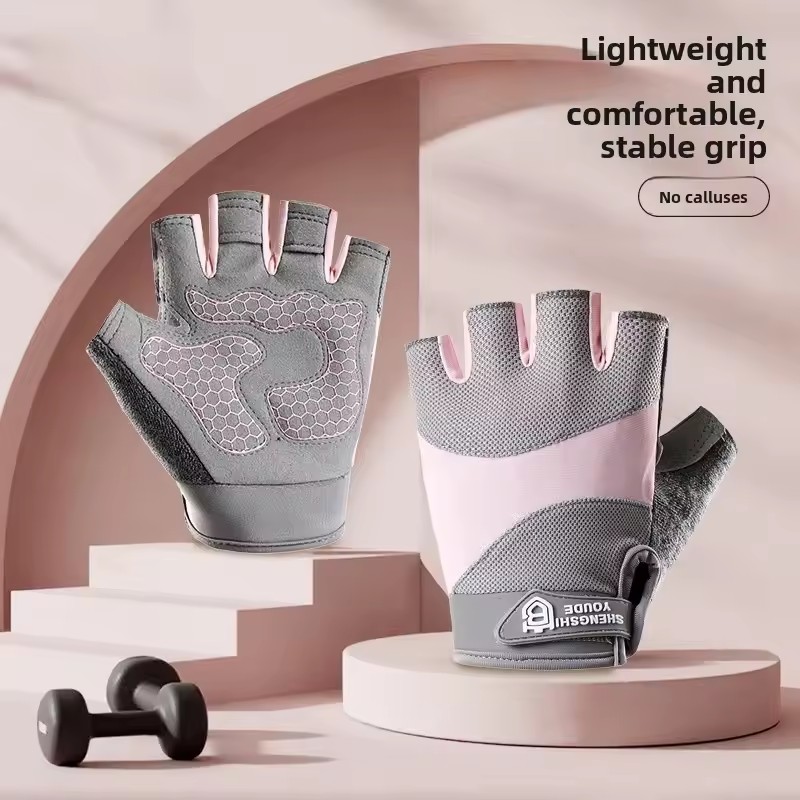 Outdoor Cycling Breathable Hal - Weightlifting Gloves 评论和价格