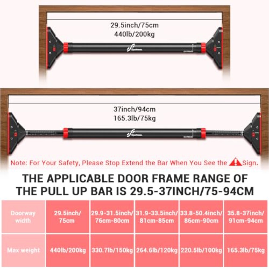 Pull Up Bar for Doorway Streng - Pull Up Bar 评论和价格