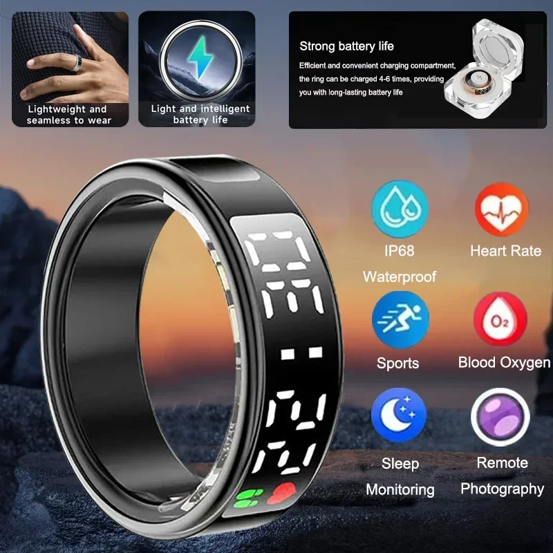 Smart Ring For Men Women Heart - Gymnastic Ring 评论和价格