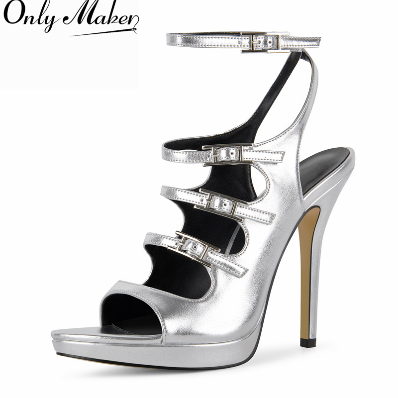 Onlymaker Women Silver Stilett - Crossfit Event 评论和价格