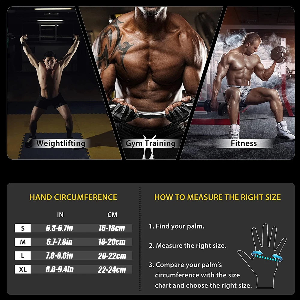 1Pair Half Finger Gym Fitness  - Weightlifting Gloves 评论和价格