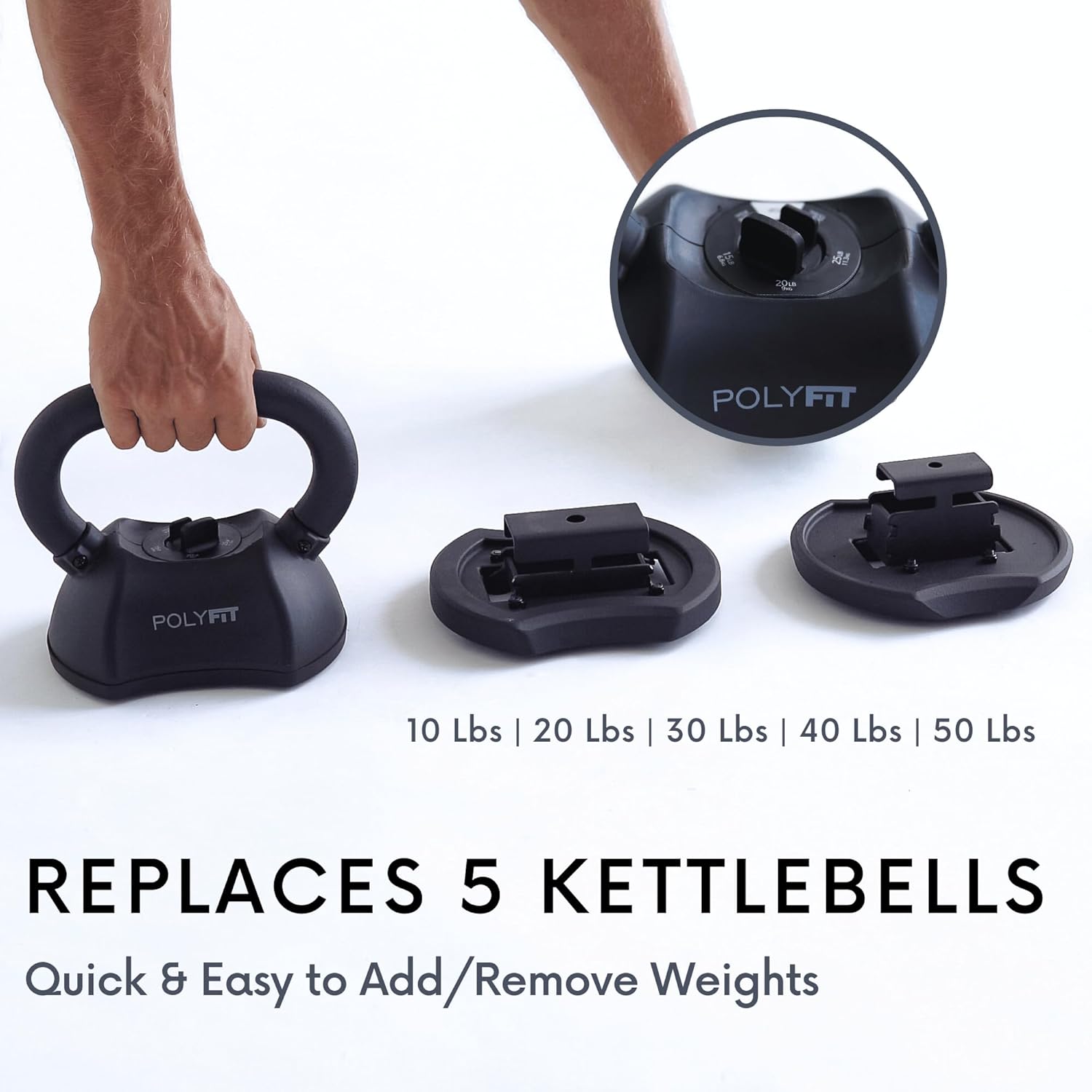 Home Gym Polyfit Adjustable Ke - Kettlebell 评论和价格